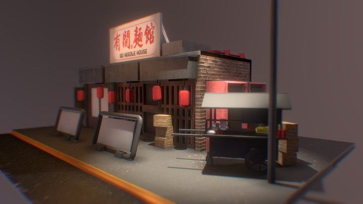 Chinatown Alleyway 3D Model