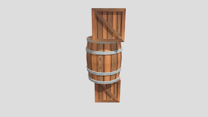 casse_medieval 3D Model
