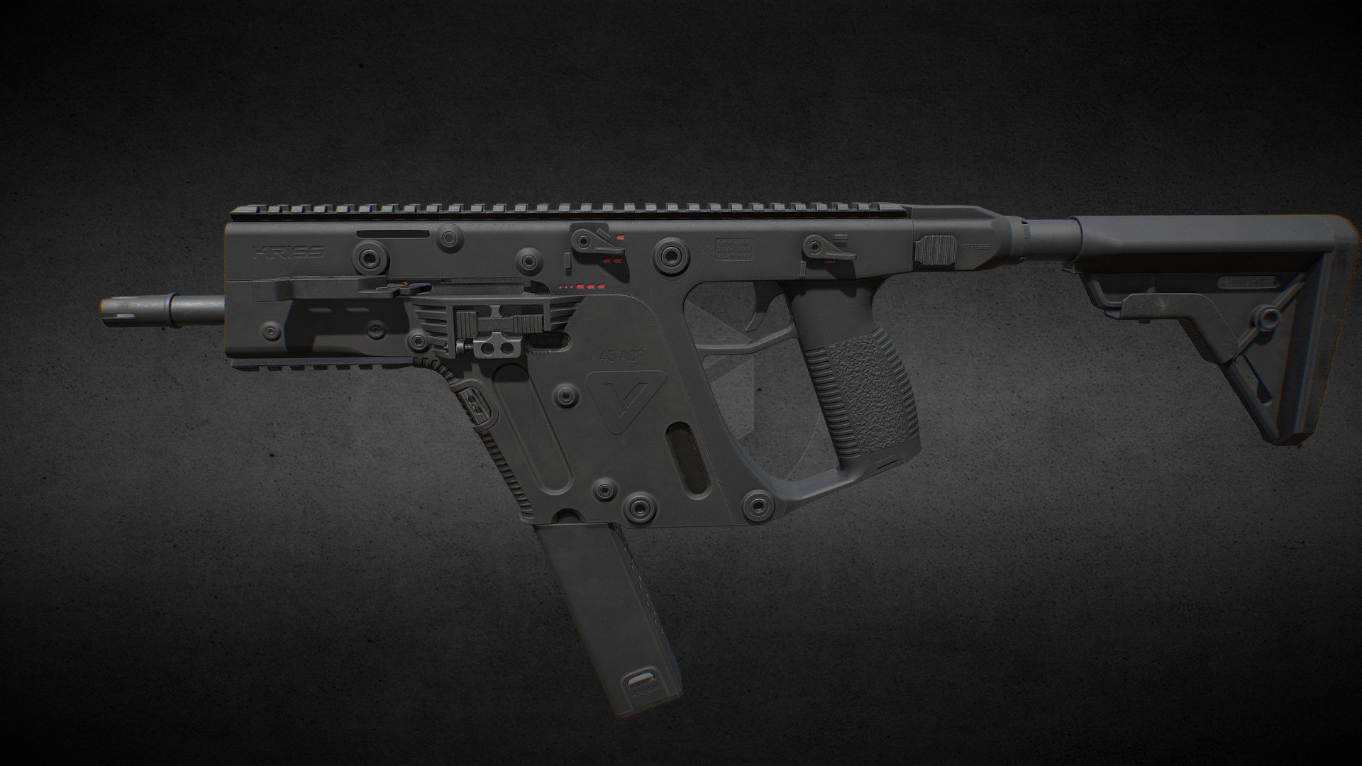 Kriss Vector_45 ACP - Download Free 3D model by vadimm (@kravchukv123