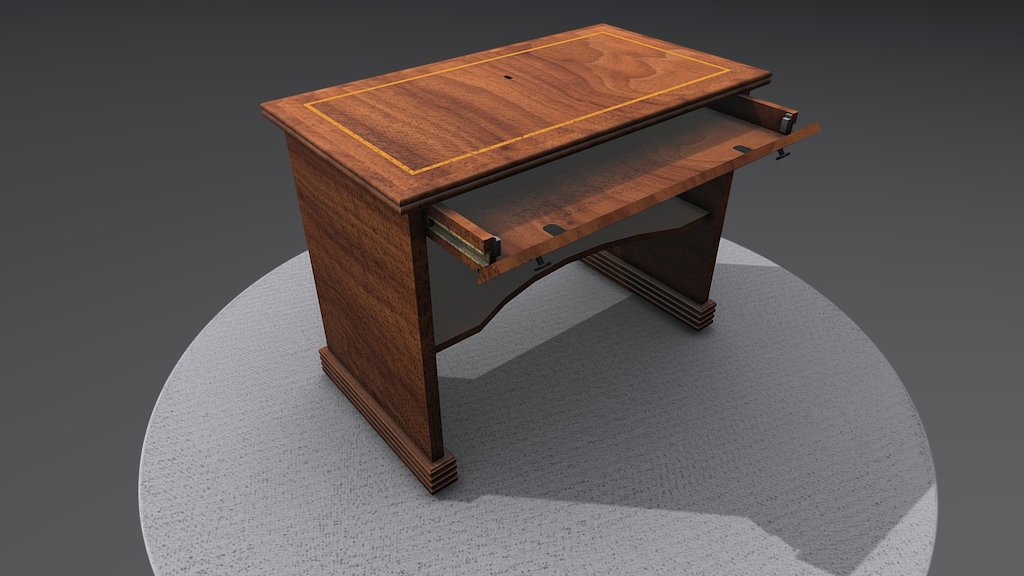 OFS01582-COMUTER TABLE - 3D model by jeraisy.fap [1805685] - Sketchfab