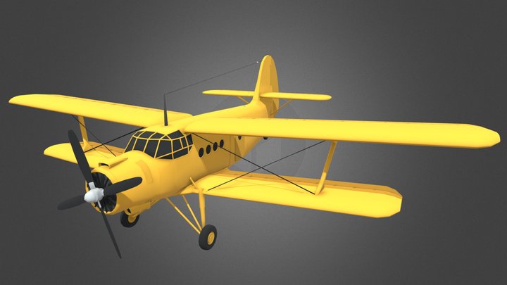 Antonov An-2 3D Model