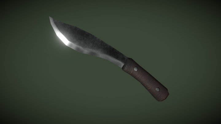 Voodoo knife 3D Model