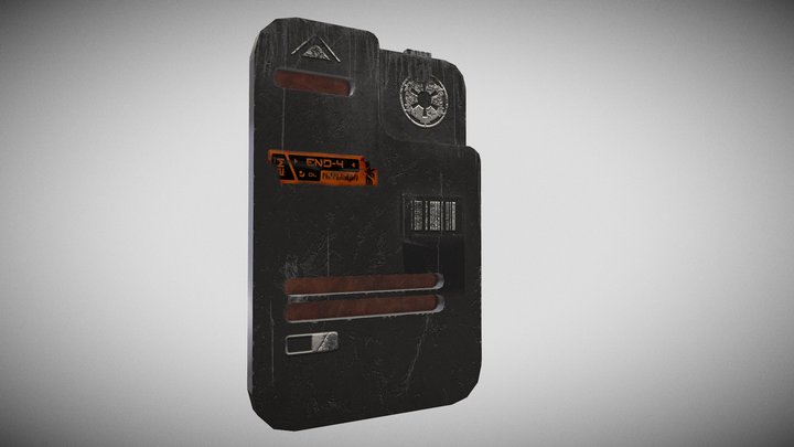 Data Card Kit Star Wars Prop Pass 3D Model