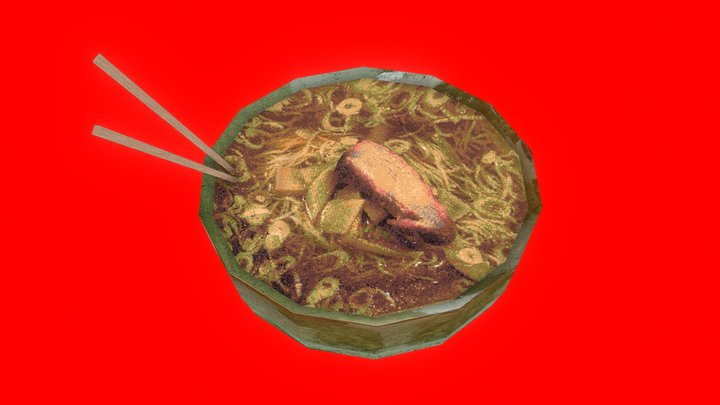 Ramen 3D Model