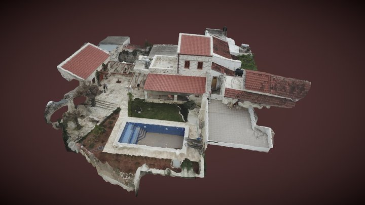 Traditional House in Crete 3D Model