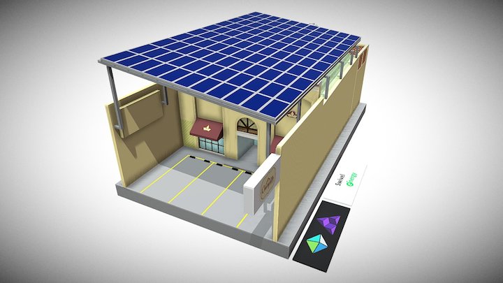 Champlitte Costa Verde Swivel Energy 3D Model