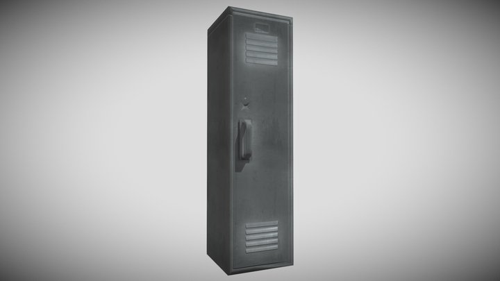 Metal Locker 3D Model