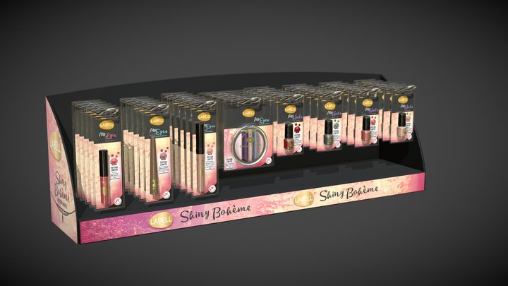 PLV maquillage 3D Model