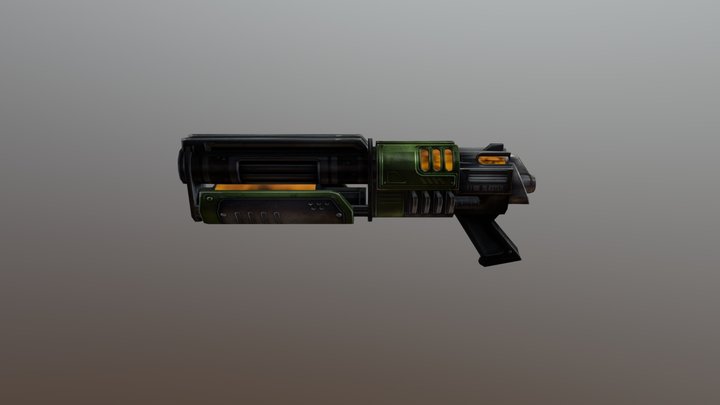 Tribes Vengeance Blaster 3D Model