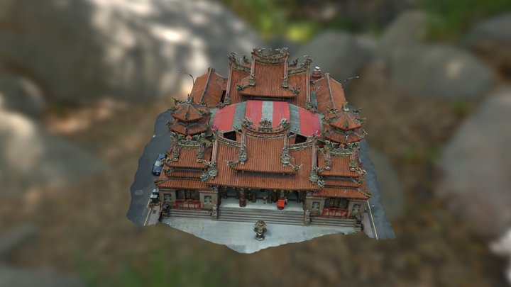 桃園景福宮 Jinfu Temple in TaoYuan, Taiwan 3D Model