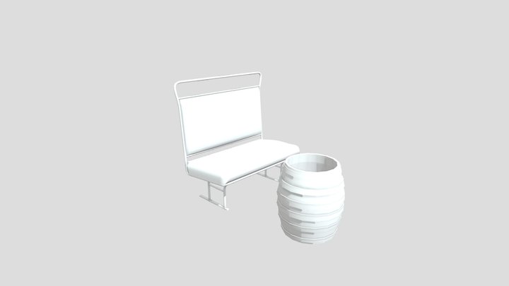 Forest Loner - 3 Simple Props 3D Model