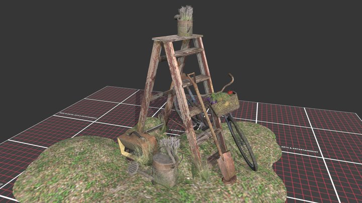 DAE 5 Finished props - GRANDMA'S HOUSE 3D Model