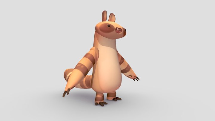 Cute Creature WIP 3D Model