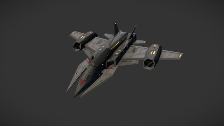 space ship 3 3D Model
