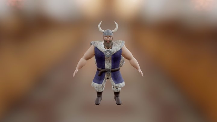 Viking game model 3D Model