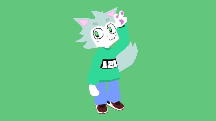 Kiwi Fursona 3D Model