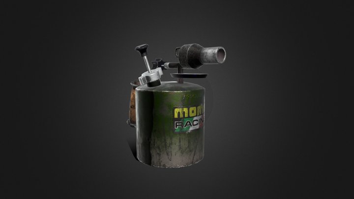 Blowlamp 3D Model