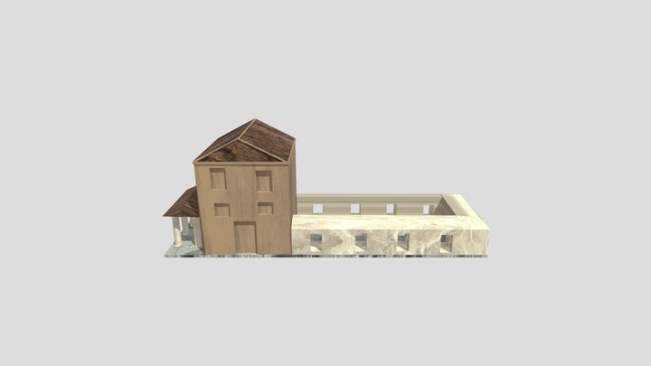 Casa romana di Lara 3D Model
