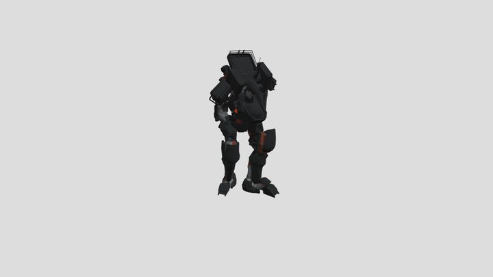 Start Walking robot 3D Model