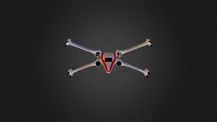 Star Wars Wing 3D Model