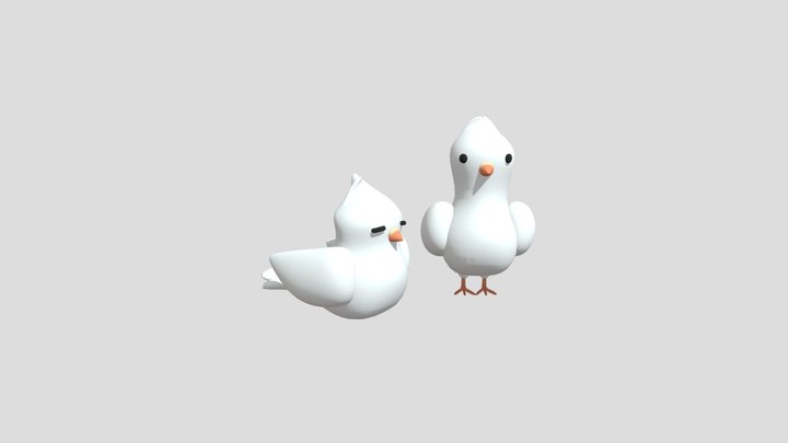 Pigeon 3D Model