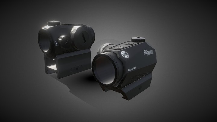 SigSauer Romeo5 Red Dot 3D Model