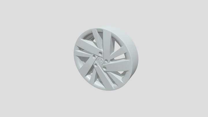 Roda polo TSI manual 3D Model