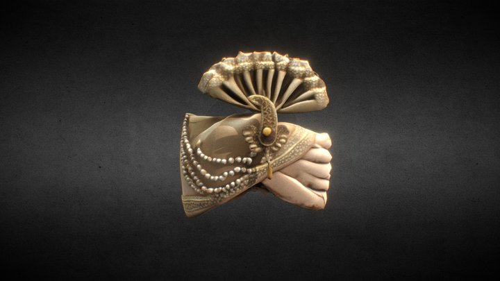 Marraige Cap Indian 3D Model