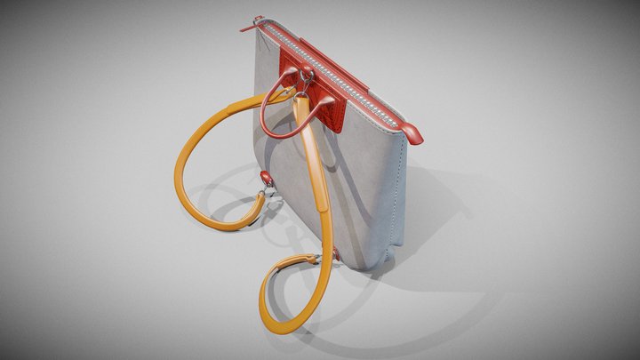 Woman Casual Backpack 3D Model 3D Model