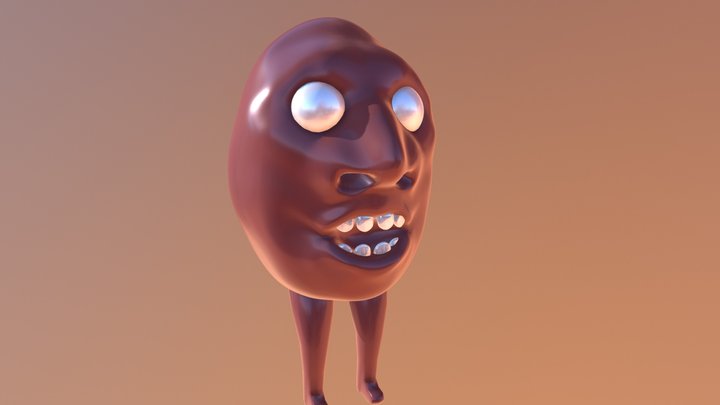 Potato Man 3D Model