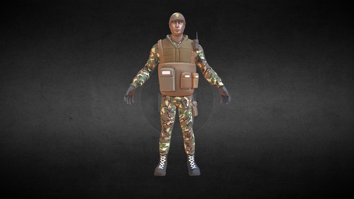 Soldier 3D Model
