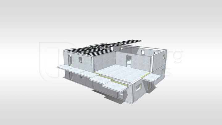 Precastabetong Stomsystem 3D Model