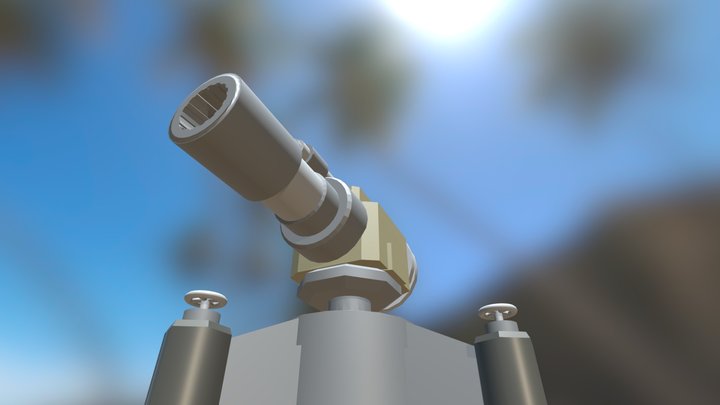 Boom Beach Boom Cannon 3D Model