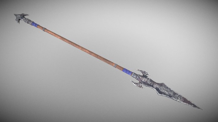 Ancient Spear 3D Model