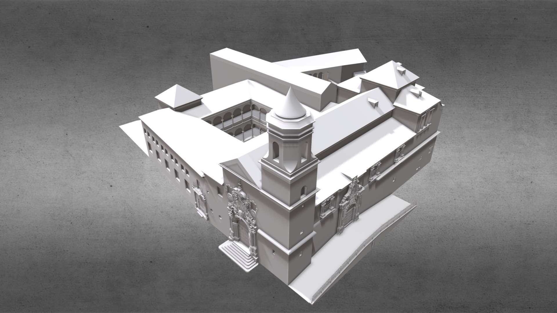 Iglesia y Convento de la Trinidad, Ubeda — Sketchfab embed 3D viewer