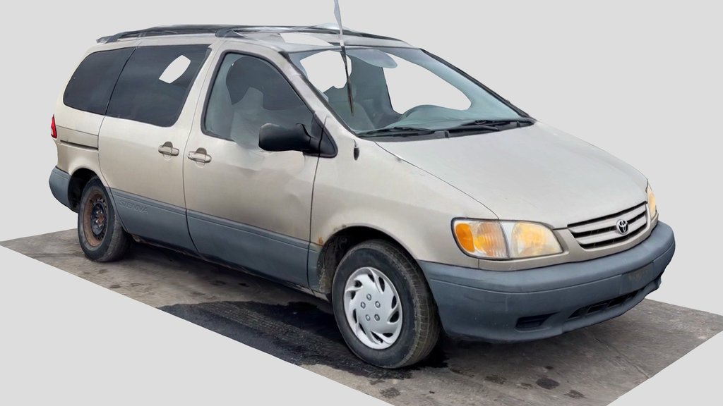 Photoscanned Toyota Sienna