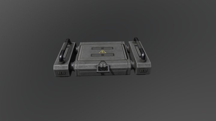nuclear suitcase 3D Model