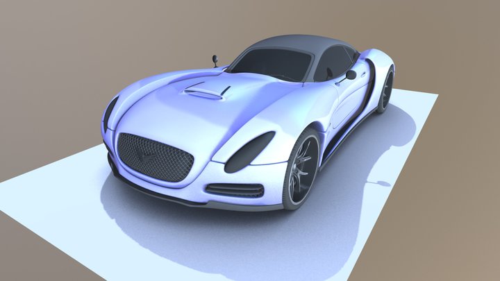 Invictus Sports Car Concept 3D Model