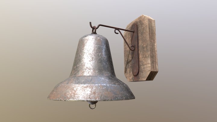 Old rusty bell 3D Model