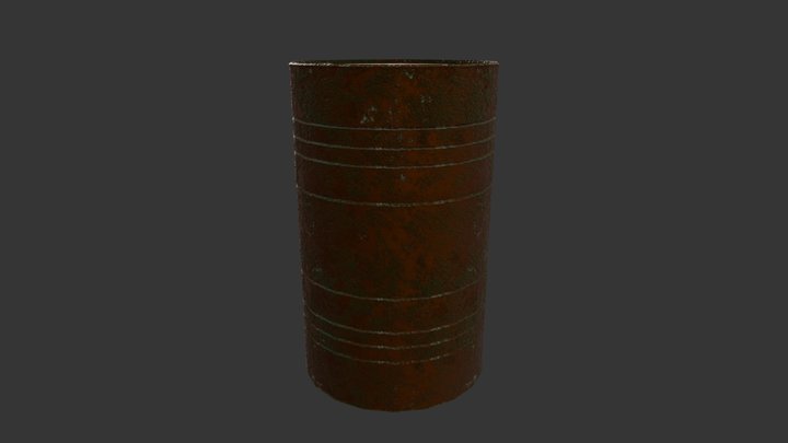 Oil Barrel 3D Model