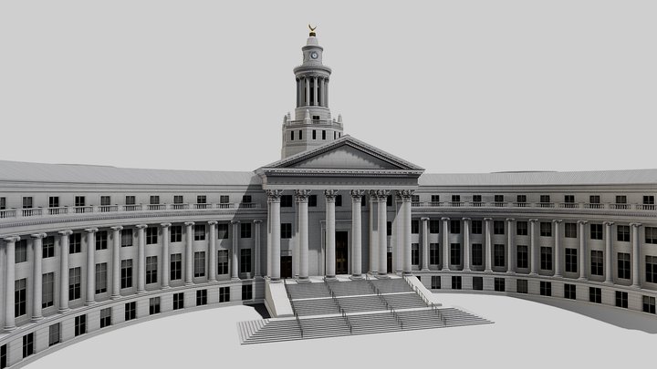 Denver City Hall 3D Model
