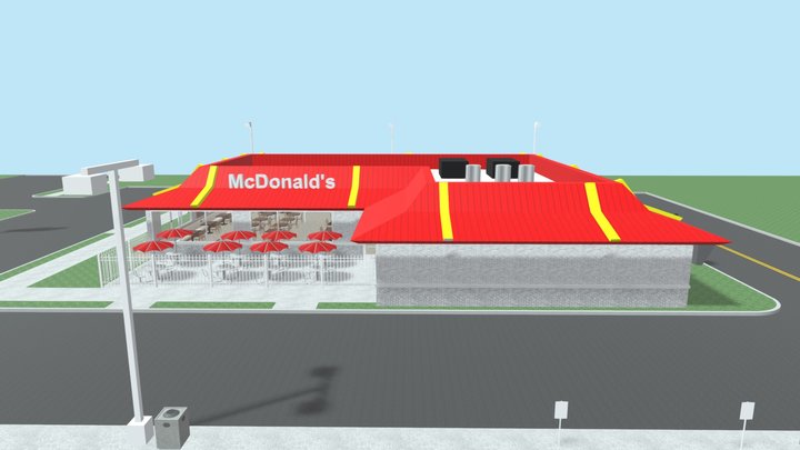 Mcdonald's Restaurant – Modelo 3D gratuito STL