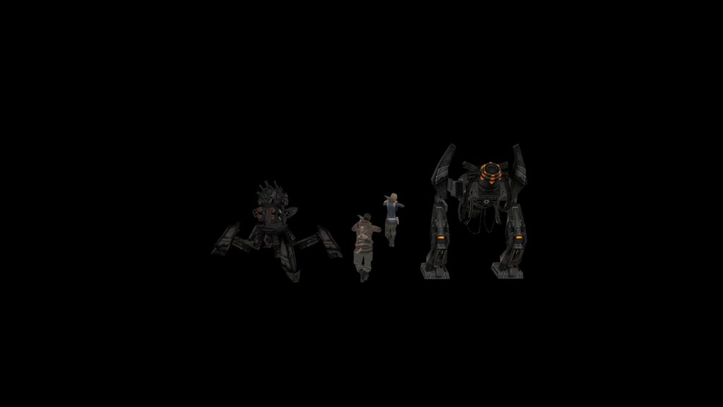 Resistance: Retribution mechs & npc
