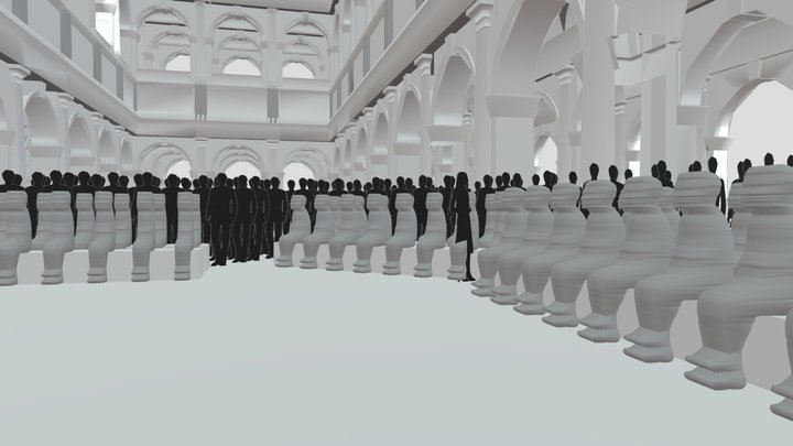 The Courtroom in the Virtual World (2022) DRAFT 3D Model