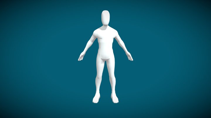 Base Stylized Character - Game Ready 3D Model