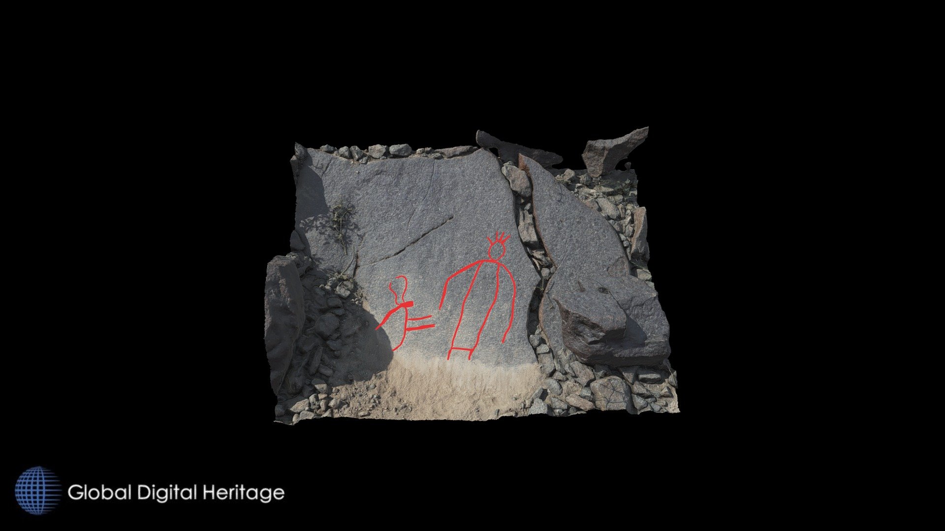 Petroglyph N16 Khatm Al Melaha, Kalba, Sharjah