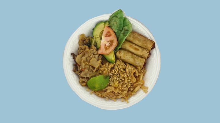 LUNCH — THAI FOOD 3D Model