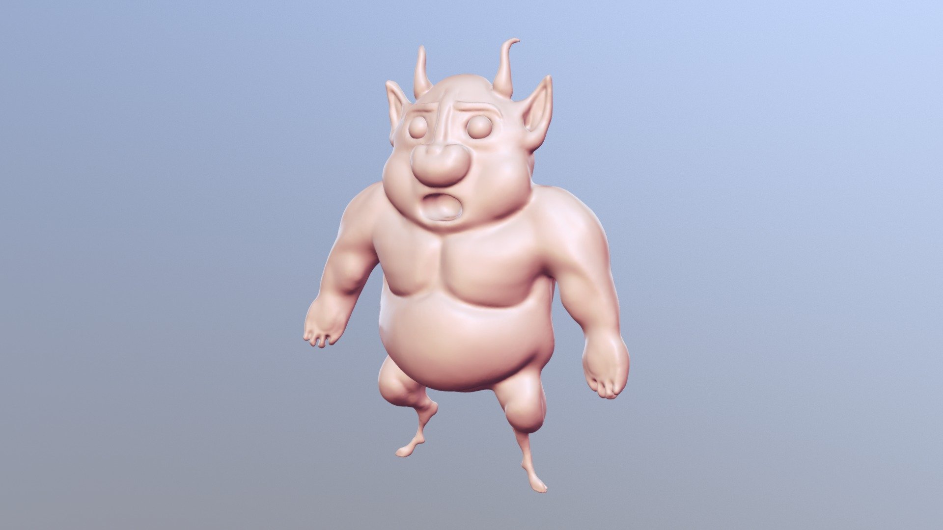 #SculptJanuary18 - Day 12: Pan