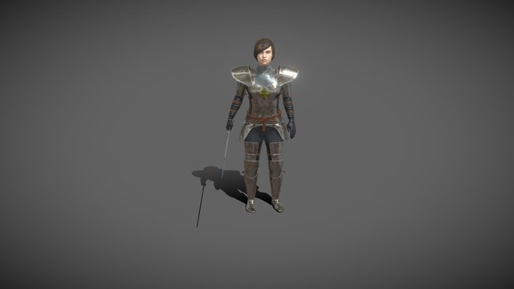Joan of Arc 3D Model
