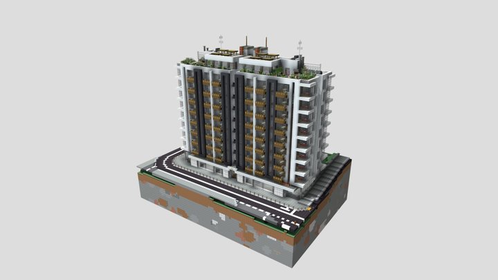 Minecraft - Nova Apartments 3D Model
